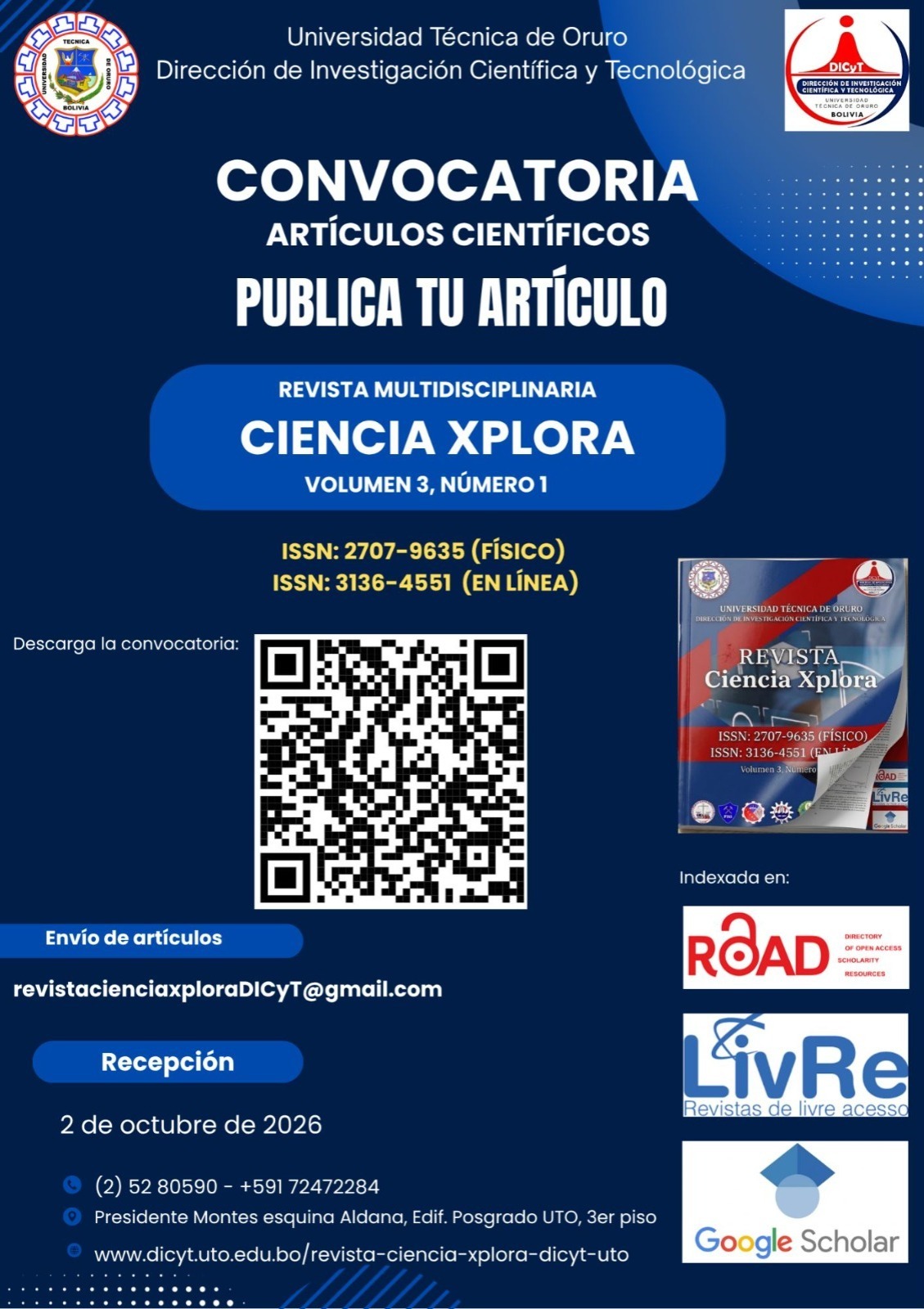 Publica tu artículo · Vol. 3 Núm. 1